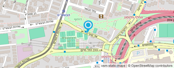 מפת הגעה אל המרכז לטניס בישראל