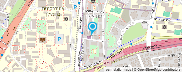 מפת הגעה אל "רמת אילן"