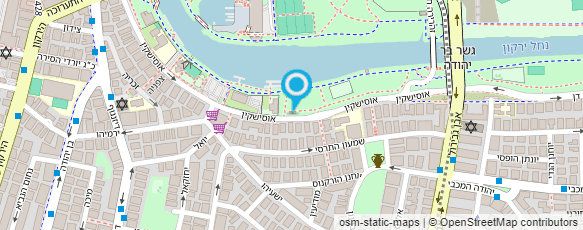 מפת הגעה אל מועדון השייטים ת"א - חתירה