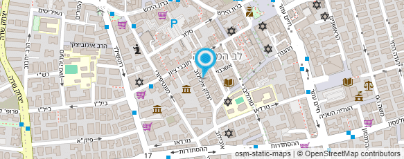 מפת הגעה אל פרוגרס תורס נסיעות ותיירות בע"מ