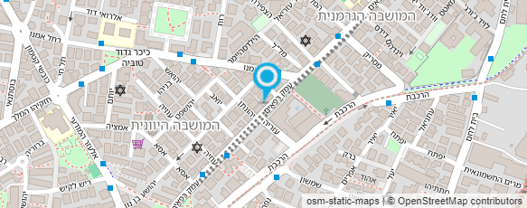 מפת הגעה אל סופר המושבה