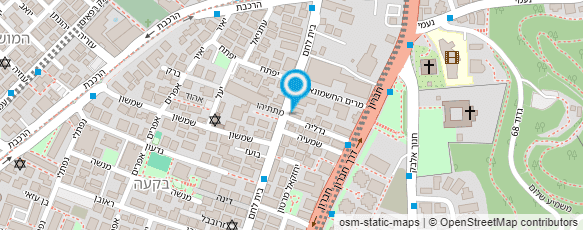 מפת הגעה אל מכולת ועקנין