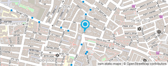 מפת הגעה אל מרכז המתנות