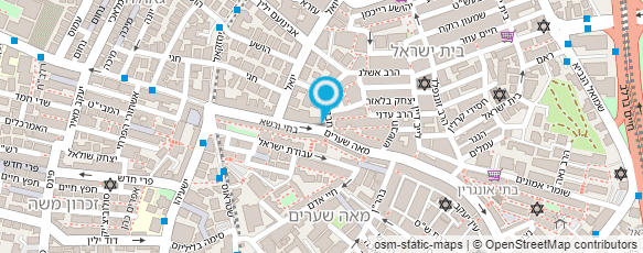 מפת הגעה אל מספרת מנשה-מומחה לסלסולי פיאות