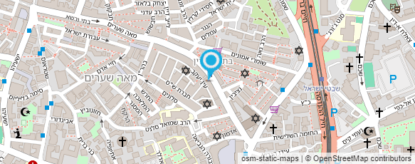 מפת הגעה אל בזאר מאה שערים