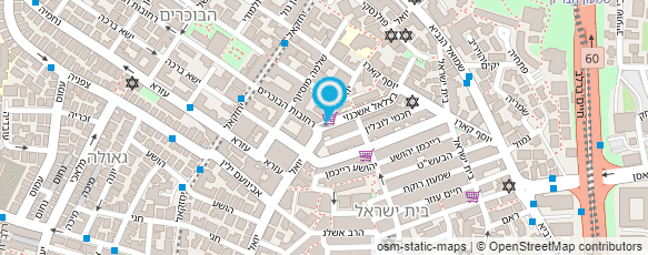 מפת הגעה אל הפלאפל התימני