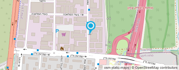 מפת הגעה אל י.מ. רהיטים