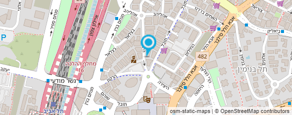 מפת הגעה אל דפוס מ.מ. גרף 1993 בע"מ