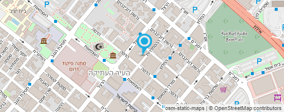 מפת הגעה אל קונדיטוריה רוזאלין