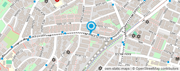 מפת הגעה אל בצלאל מספרה מפת הגעה אל בצלאל מספרה