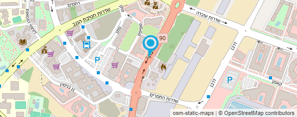 מפת הגעה אל אכסנית נוער ובית הארחה אילת