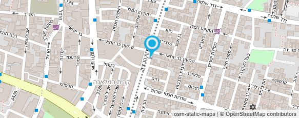 מפת הגעה אל המרכז תיווך מוניות