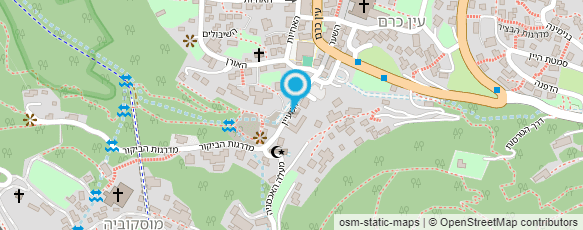 מפת הגעה אל המרכז למוסיקה