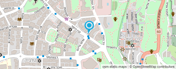 מפת הגעה אל הלואה וחסכון ירושלים