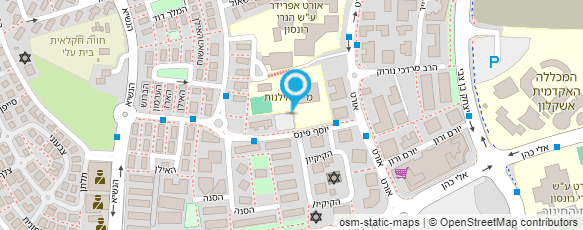 מפת הגעה אל בי"ס "אילנות"