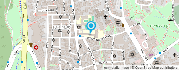 מפת הגעה אל הגמנסיה העברית