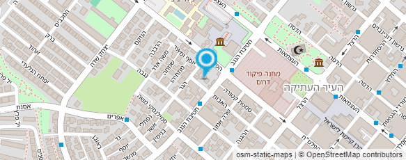 מפת הגעה אל המעיין - ישיבת "רבנו חיים חורי"