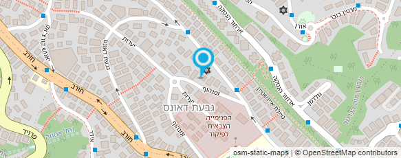 מפת הגעה אל רבנשטיין אהרון