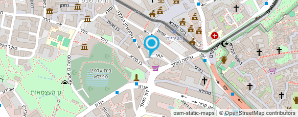 מפת הגעה אל א. גבאי מכונות משרד