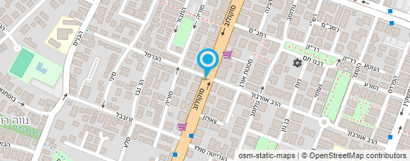 מפת הגעה אל פרופ' סקלרובסקי שמואל מפת הגעה אל פרופ' סקלרובסקי שמואל