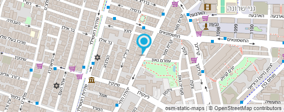 מפת הגעה אל רוזנברג נתנאל