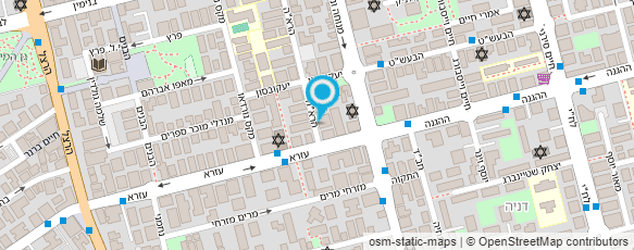 מפת הגעה אל ד"ר באומן בנימין