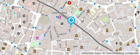 מפת הגעה אל תכשיטי יוסי אשור