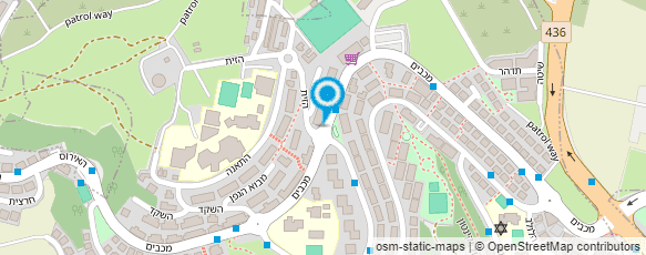 מפת הגעה אל פיצה ירושלים 2