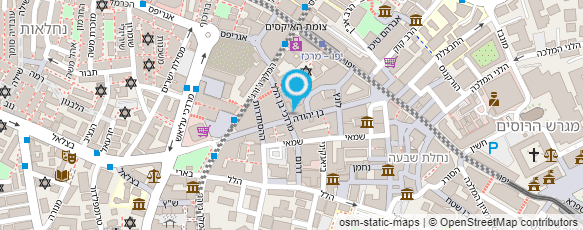 מפת הגעה אל עו"ד רובינשטיין חנן