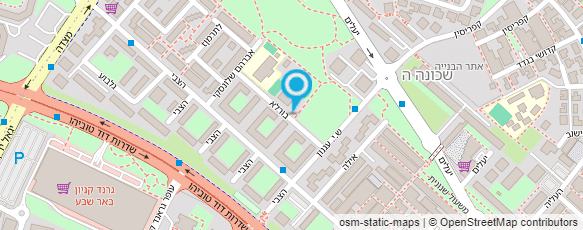 מפת הגעה אל בגנץ יהודה