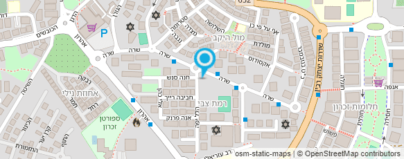 מפת הגעה אל מרכז חינוך לבנות - זכרון יעקב