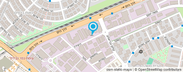 מפת הגעה אל כל בו לבניין קעה ציון