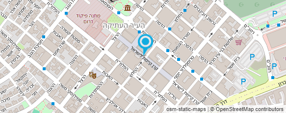 מפת הגעה אל מרכז המקררים