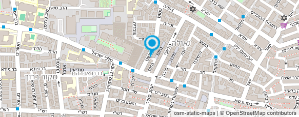 מפת הגעה אל ברנשטיין הרב יצחק