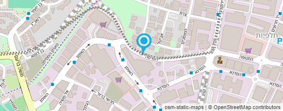 מפת הגעה אל אליצור טופולסקי