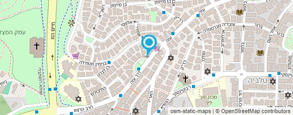 מפת הגעה אל ד"ר ברונשטיין קלודין