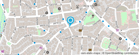 מפת הגעה אל פרופ' שטבהולץ אדם