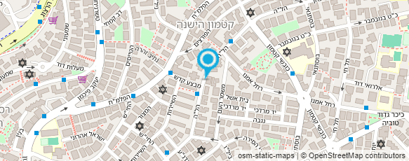 מפת הגעה אל בית סנהדריה