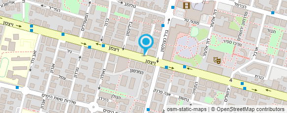 מפת הגעה אל י.א. בר-עוז חברה לבנין (1988) בע"מ