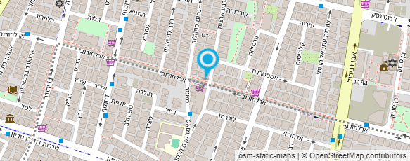 מפת הגעה אל המספרה אצל ג'ולי