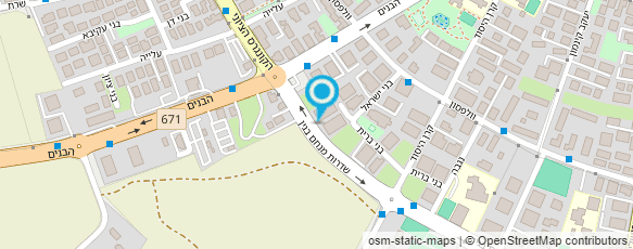 מפת הגעה אל ב.ל.מ. - משה בלנדר