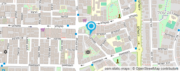 מפת הגעה אל ד"ר יובן אהרון