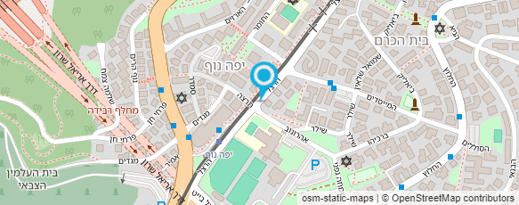 מפת הגעה אל התיכון ע"ש זיו ומרקס