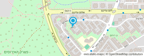 מפת הגעה אל פרוספר אזולאי  - שרות הדברות