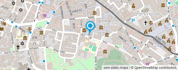 מפת הגעה אל מכון לחקר יהדות איטליה