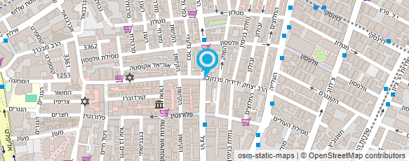 מפת הגעה אל בדוסה ג.ב עיצובים בע"מ