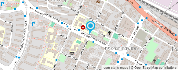 מפת הגעה אל בית חולים איטלקי