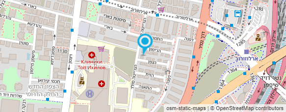 מפת הגעה אל מרכז פסיכו -גריאטרי