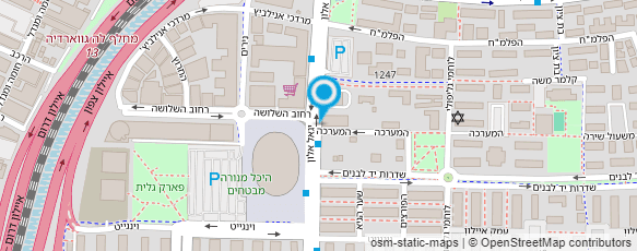 מפת הגעה אל מגן דוד אדום בישראל-מרכזיה