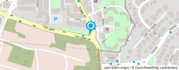 מפת הגעה אל לב"י הקרן למען בטחון ישראל